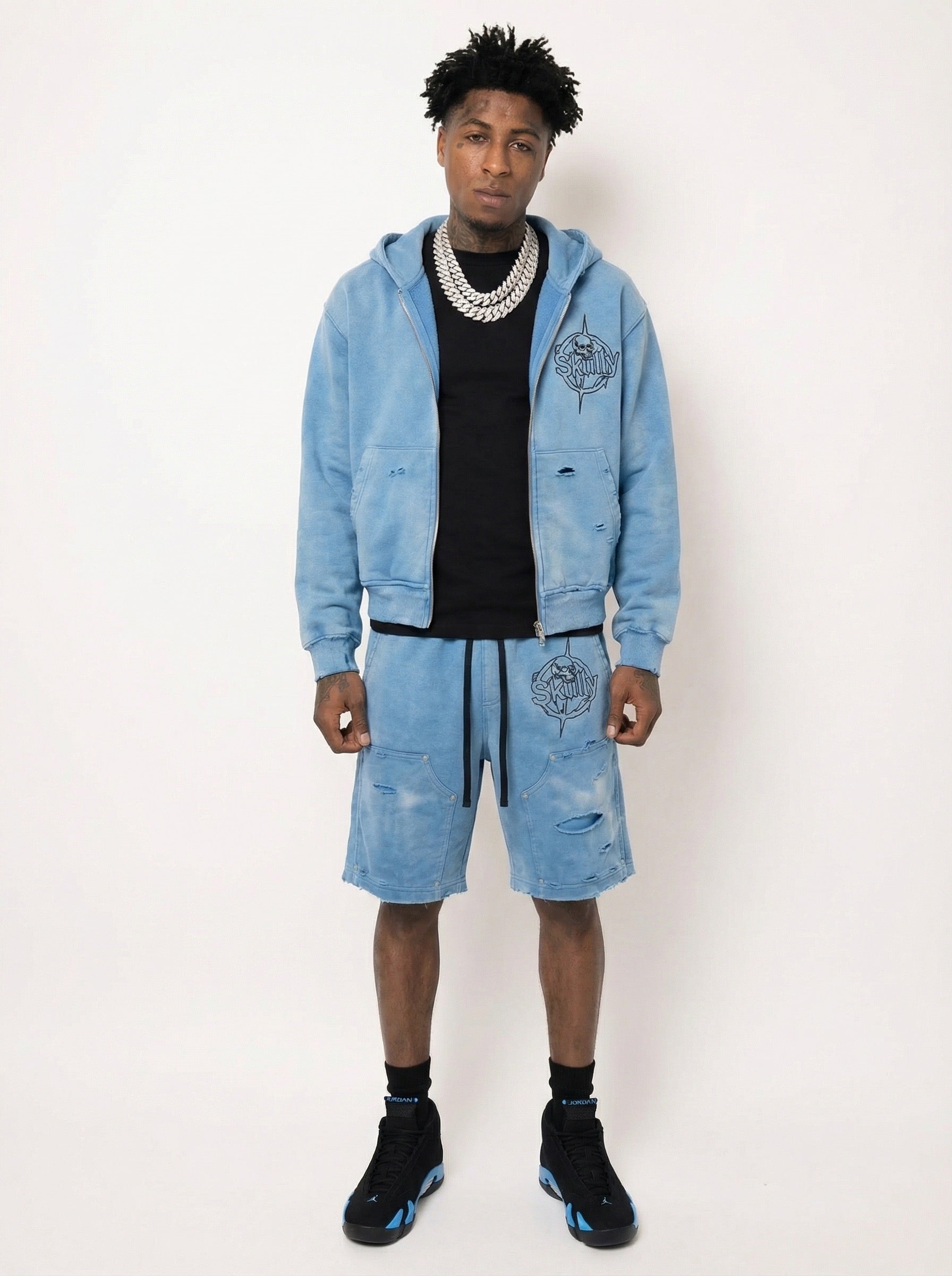 Blue Skully set